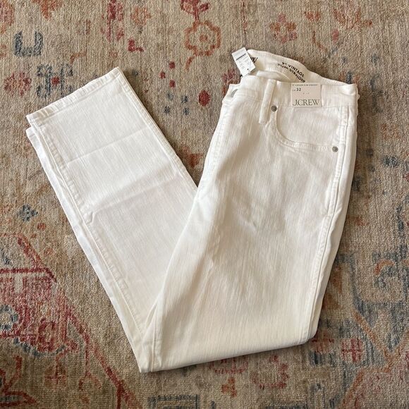 J. Crew 9" vintage slim-straight jean in white wash* - Picture 6 of 8